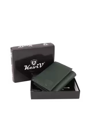 Men Leather Three Fold Wallet