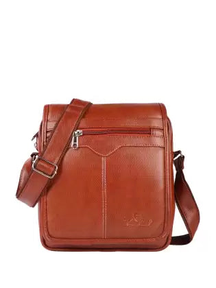 Textured Messenger Bag